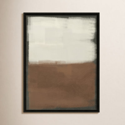 Alabaster Burst 2 - Floater Frame Print on Canvas