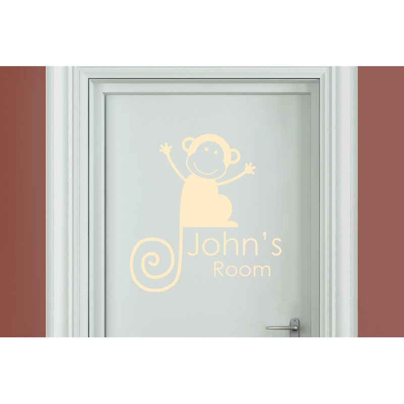 Animals Wall Decal, Beige