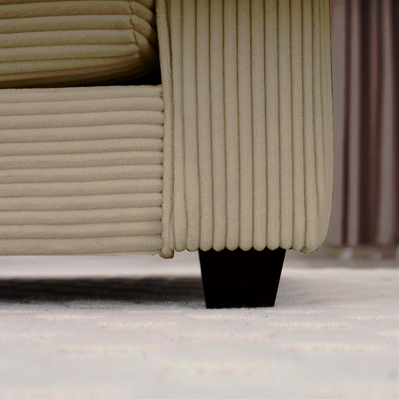 Ensemble de canapé surdimensionné à coussins modulaires, repose-pieds portatif, ensemble de canapé d'angle en L à assise profonde et dossier bas en forme de L