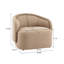Chaise d'appoint incurvée verte de 34 po-1695652338