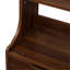 Table de chevet en noyer avec 2 tiroirs et rangement organisé pour un rêve sophistiqué, spacieux et efficace