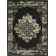 Burnie Oriental Black/Cream Area Rug