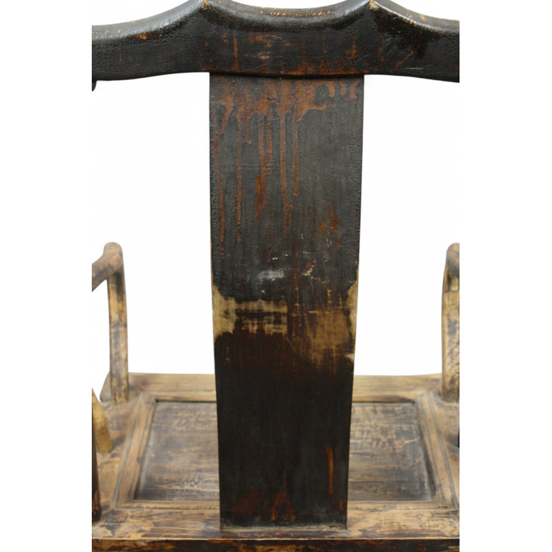 Yoke Solid Wood Arm Chair