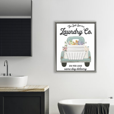 Cadre flottant pour camion de livraison de linge, design par lettré et doublé
