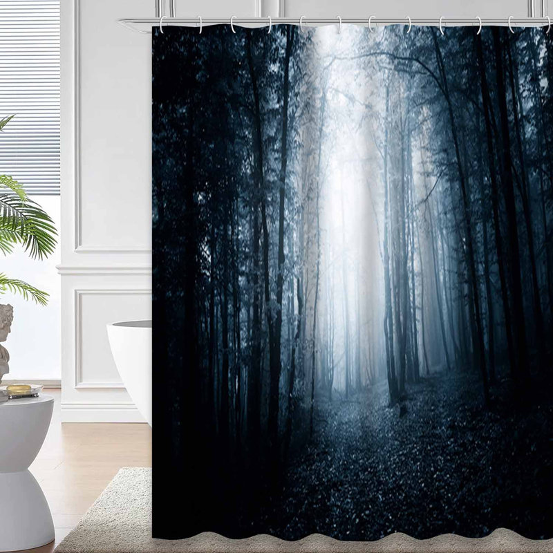 Rideau de douche Dark Forest, L 72 po x l 72 po