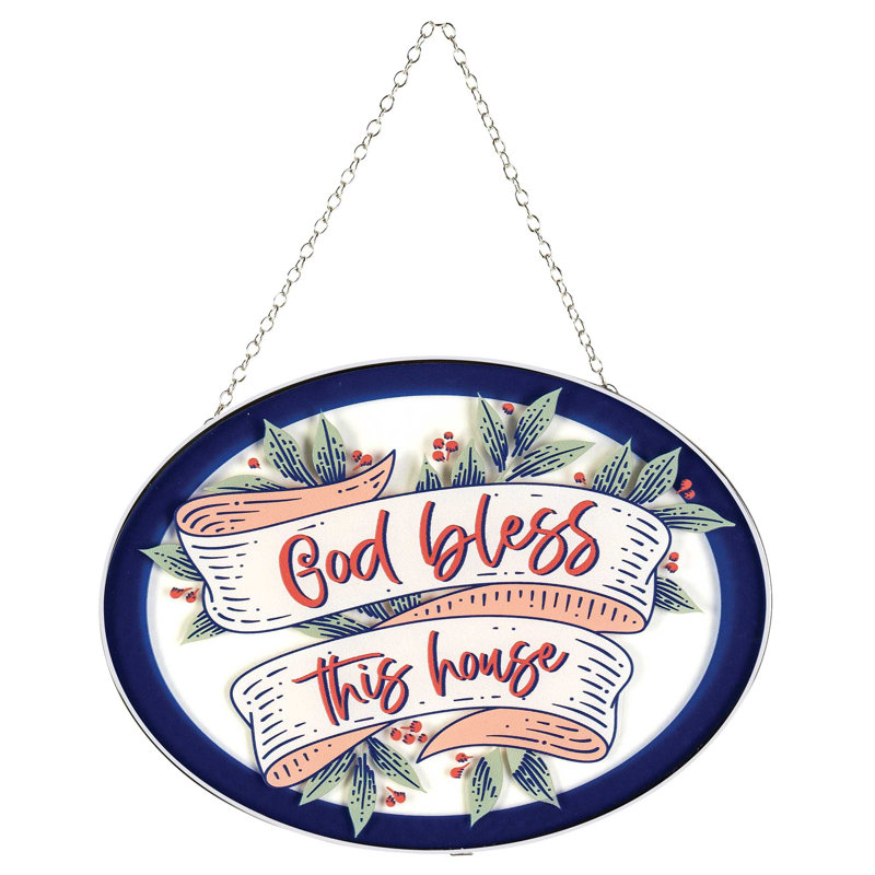 «Dontevious God Bless This House Suncatcher»