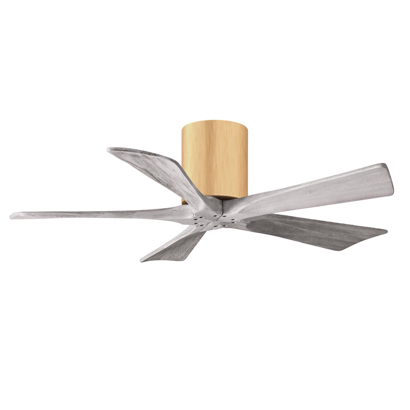 Ventilateur à pales encastré 5 pales Irene, 42", Naturel, Ton bois de grange
