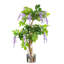 110cm Faux Flowering Tree in Metal Planter-1127337741