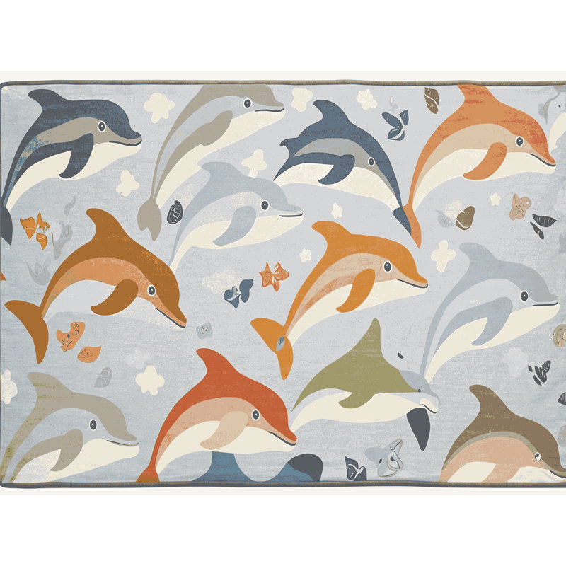 Tapis pour enfants East Urban Home, Rectangulaire 8 pi x 10 pi