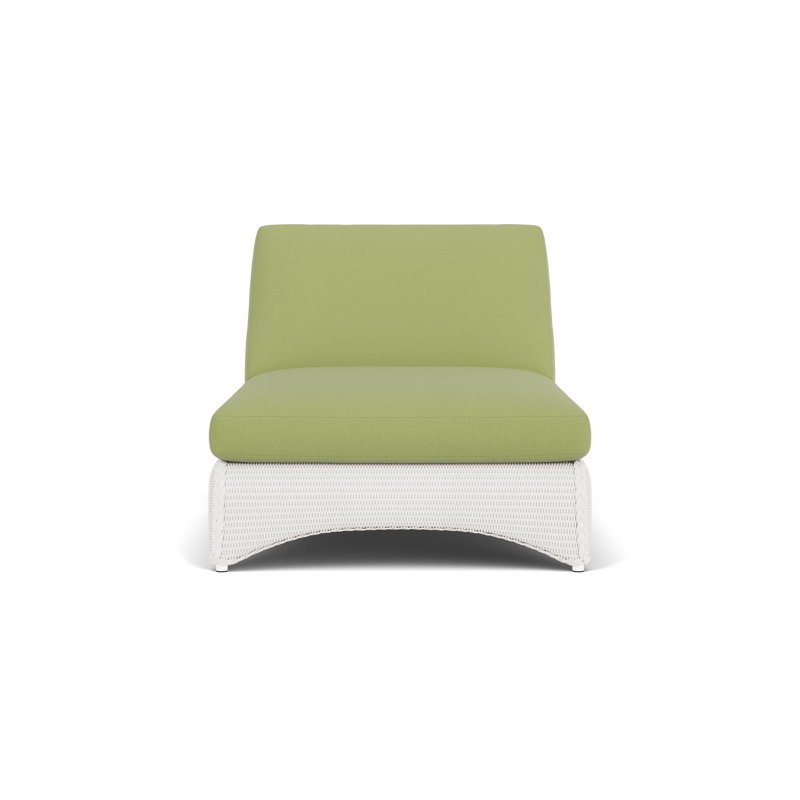 Universal Loom Accessories Outdoor Chaise Lounge, Unearth Spring, White