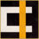 Composition with Yellow 3 par Robert Kamnatnik - Art mural encadré