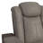 Ivy Bronx Taionna Power Motion Loveseat with Power Headrest, Led, and Console in Rocky Grey/Brown