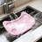 Pink Multi - Functional Feeding Seat With Belt, Silent Lockable Wheels, 5 Level Adjustable System, Pp Material, And Easy Clean Pad For Living Room Use Dining-1015615706