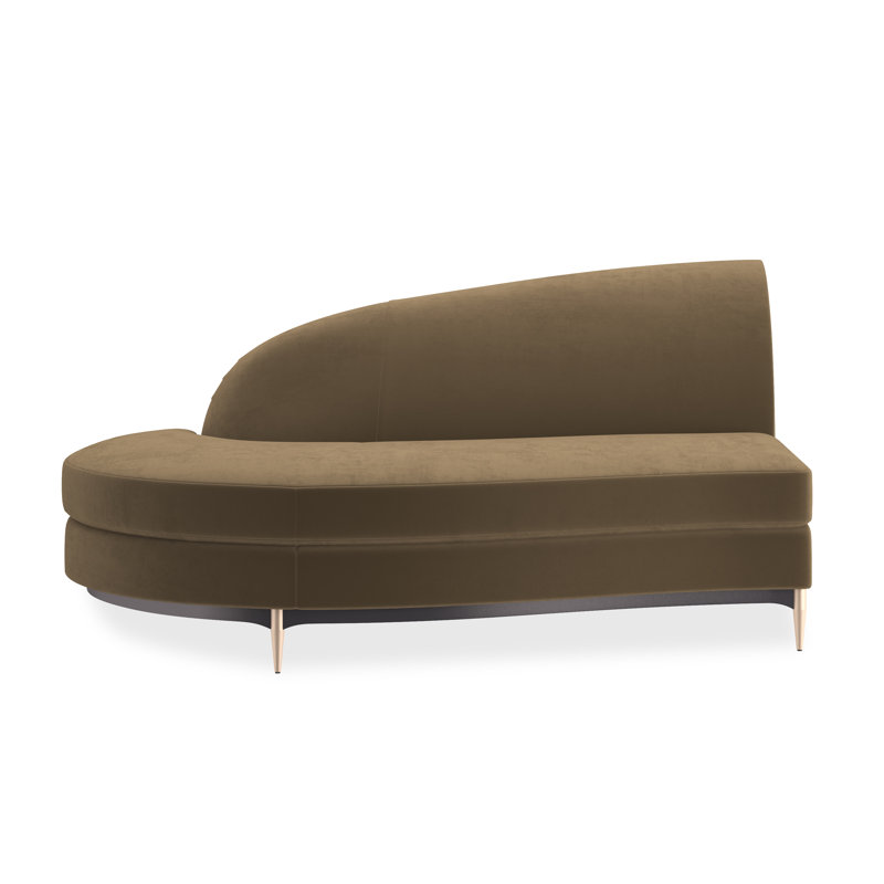 Threes Company Loveseat, Brown