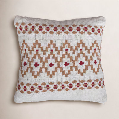 Geometric Cotton Throw Pillow