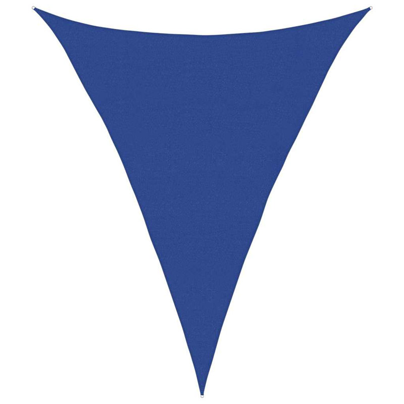 Arrya 5m x 4m Triangular Shade Sail, Blue