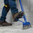 QEP 7" Wide Floor Scraper and Stripper with 48" Handle and Foot Peg