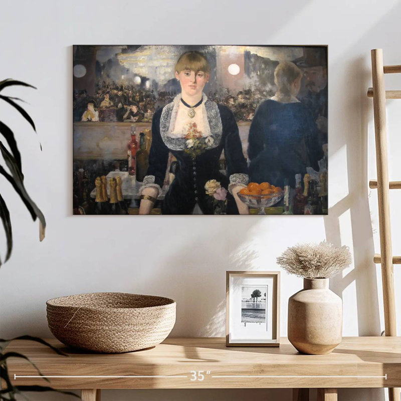 Leisha A Bar At The Folies Bergere, H 16 po x l 24 po