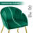 Fitchburg 20'' H Velvet Upholstered Metal Armchair-1128825648