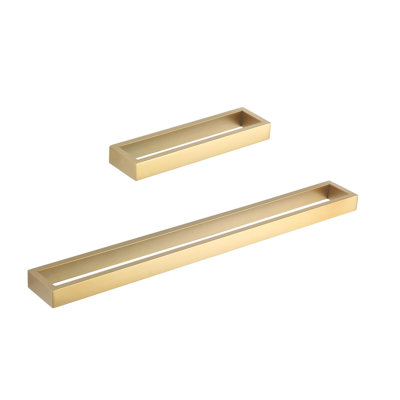 2.75 " Stainless Steel 2 - Bar Wall Mounted Towel Bar