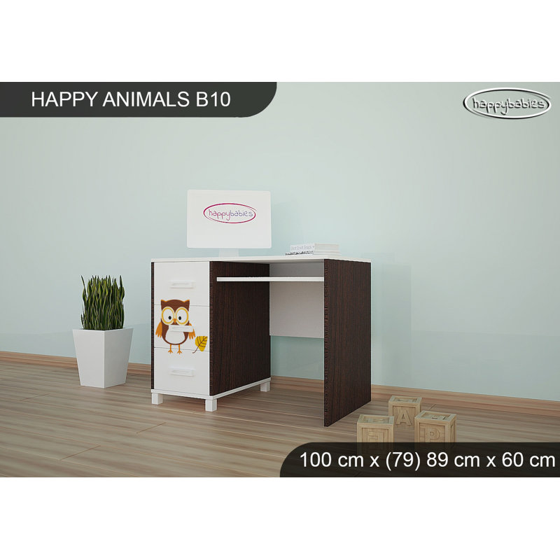 100cm Writing Desk, Chestnut