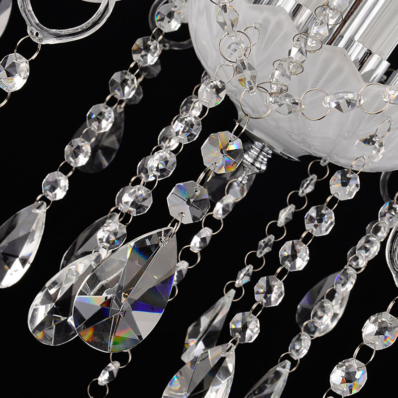 Alford Crystal Chandelier, 60cm H x 76cm W x 60cm D