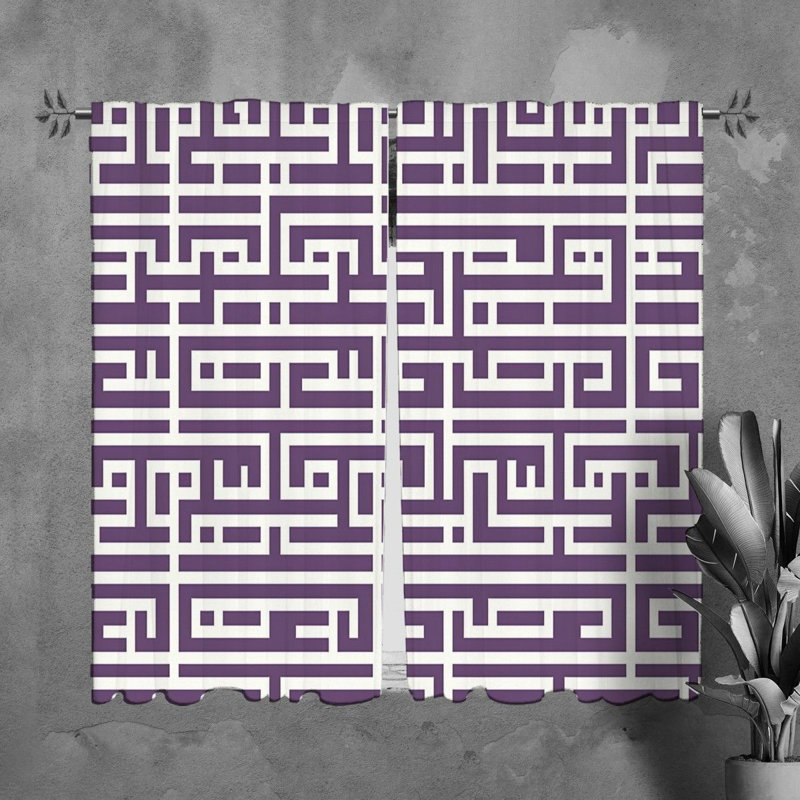 Paire de rideaux obscurcissant en polyester Talmon, L 20 po x L 82 po