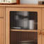 Buffet de rangement multifonctionnel en bois massif-1746928459