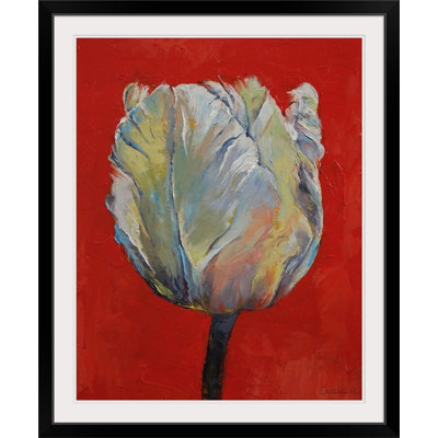 «Anjlee White Tulip» par Michael Creese, reproduction d'art