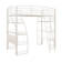 Agastya Twin Metal Loft Bed with Bookcase by Isabelle & Max