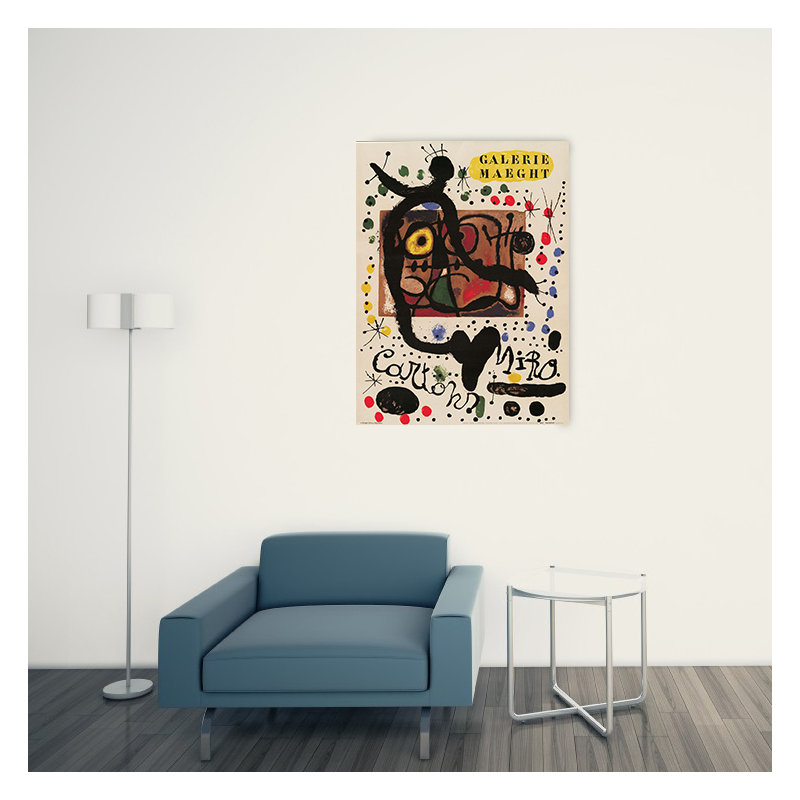Joan Miro - No Frame Print on Wood