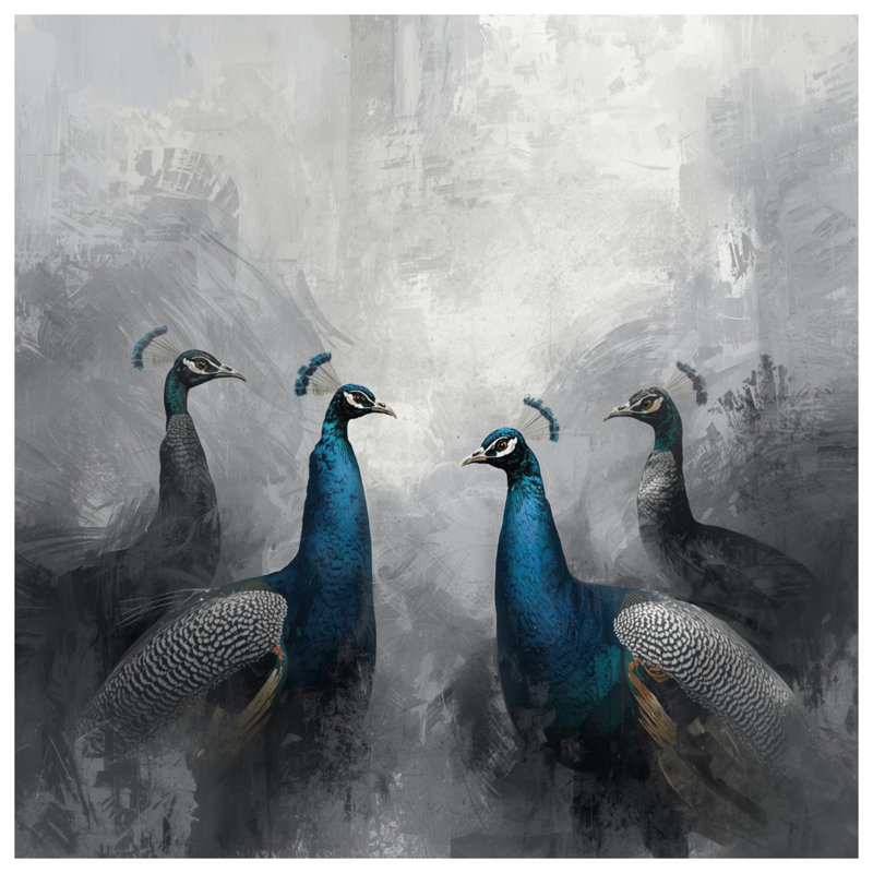 Tapis de bain Group of Peacocks, 34in W x 21in L