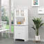 Garde-manger avec tablettes, portes et tiroirs