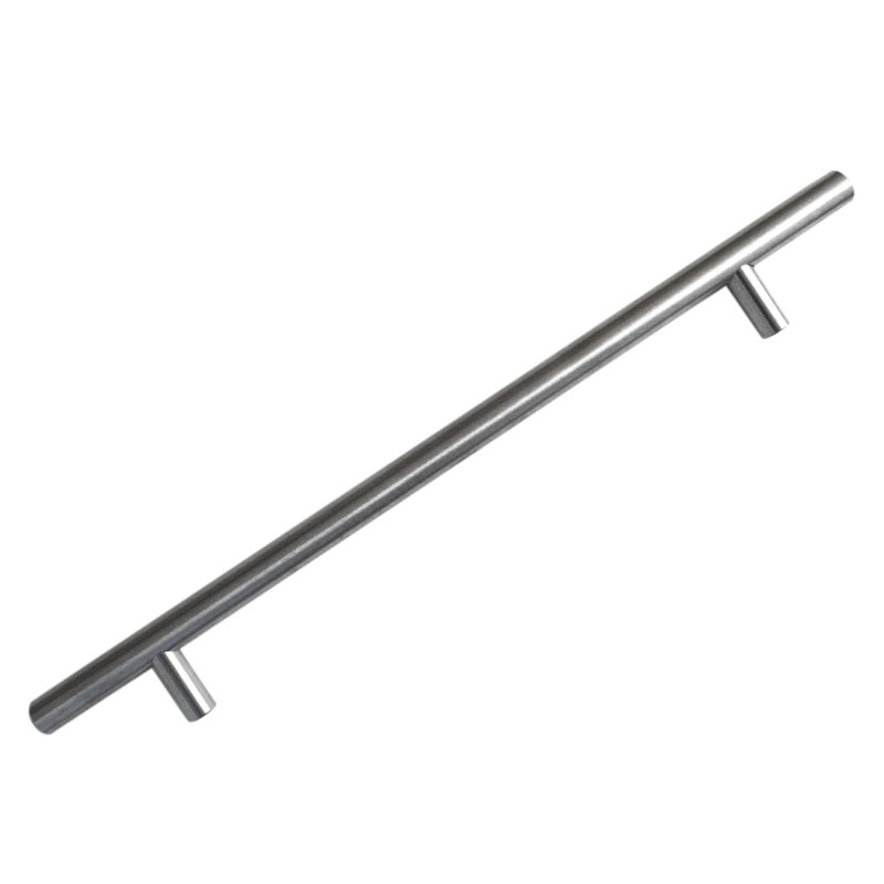 Poignée barre 8 1/2 po Solid Cabinet, Nickel brossé, 8 1/2"