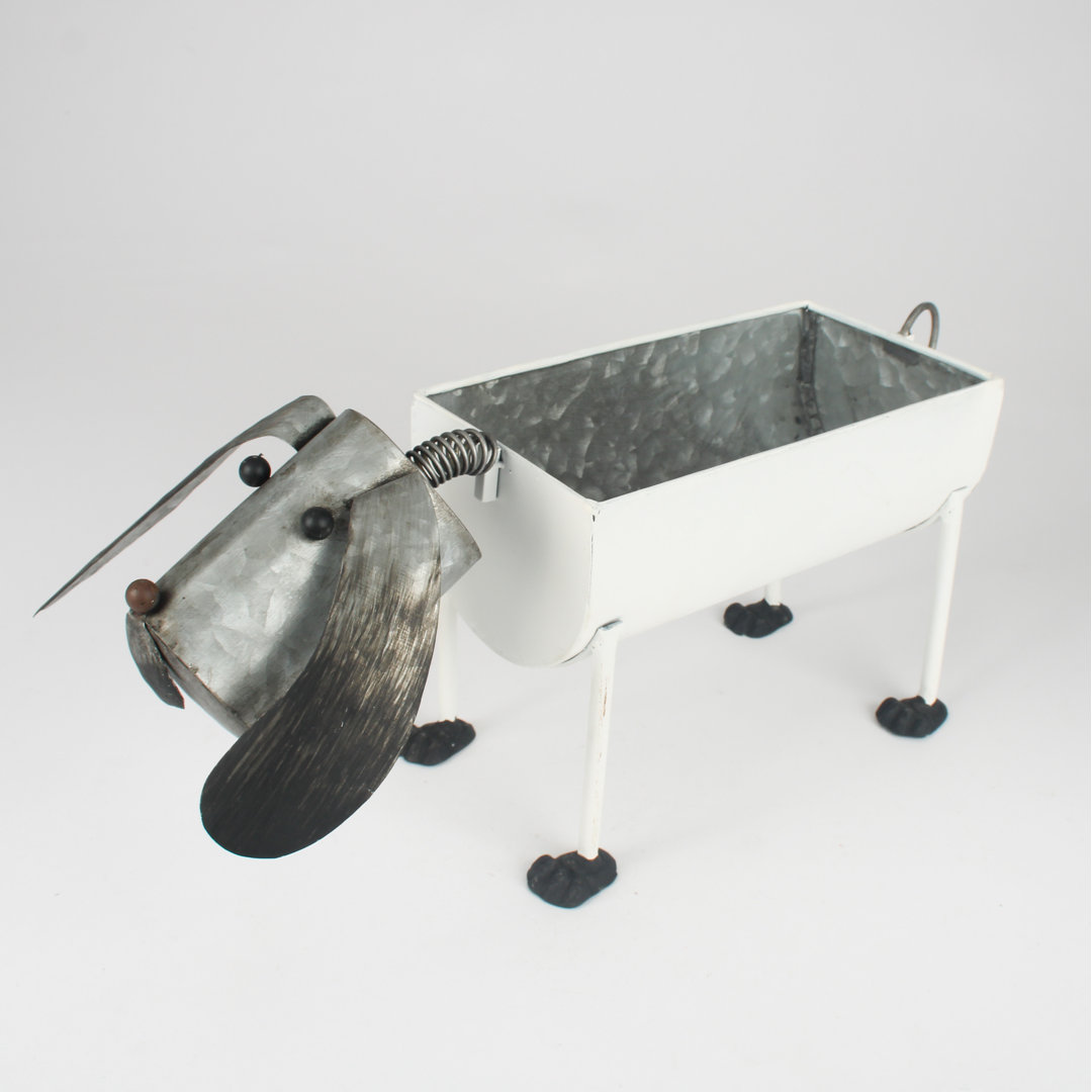 Metal Statue Planter
