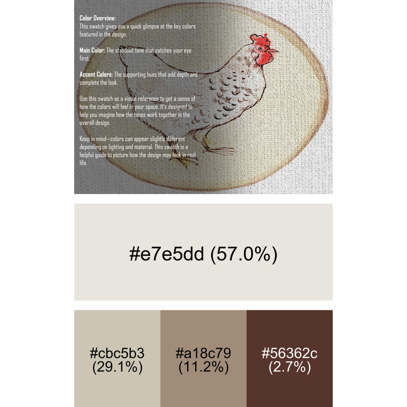 Tapis de l’aire beige de poulet, Rectangle 2 pi x 3 pi