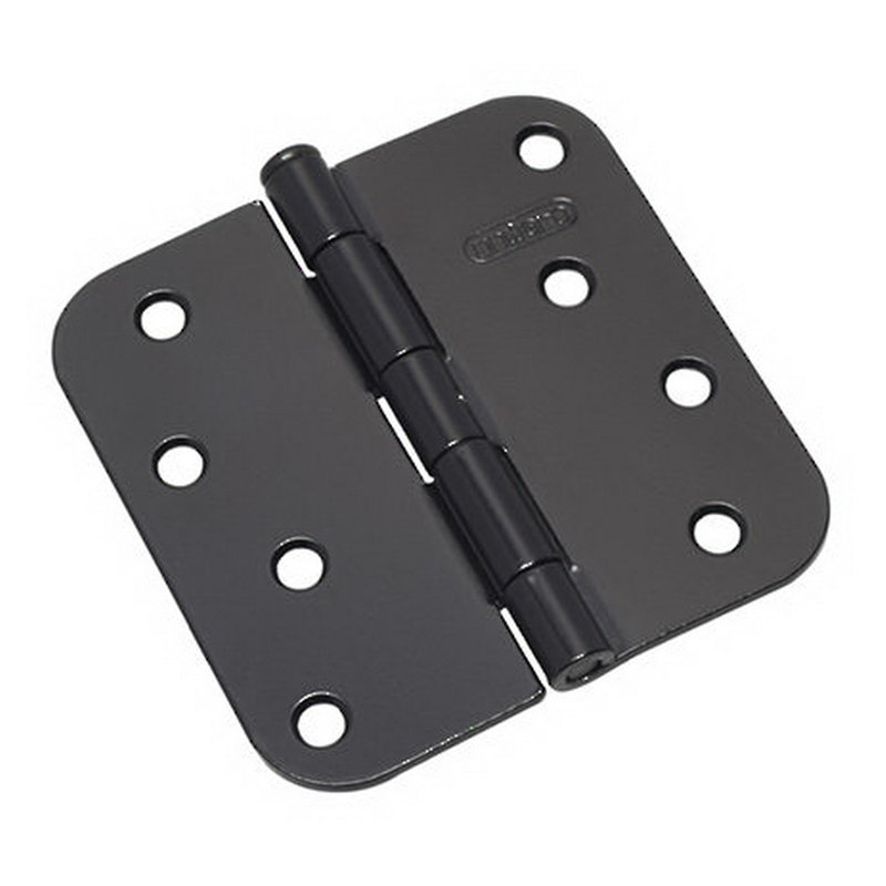 Deux charnières de porte à palier à roulement h 4 po x l 4 po, Noir