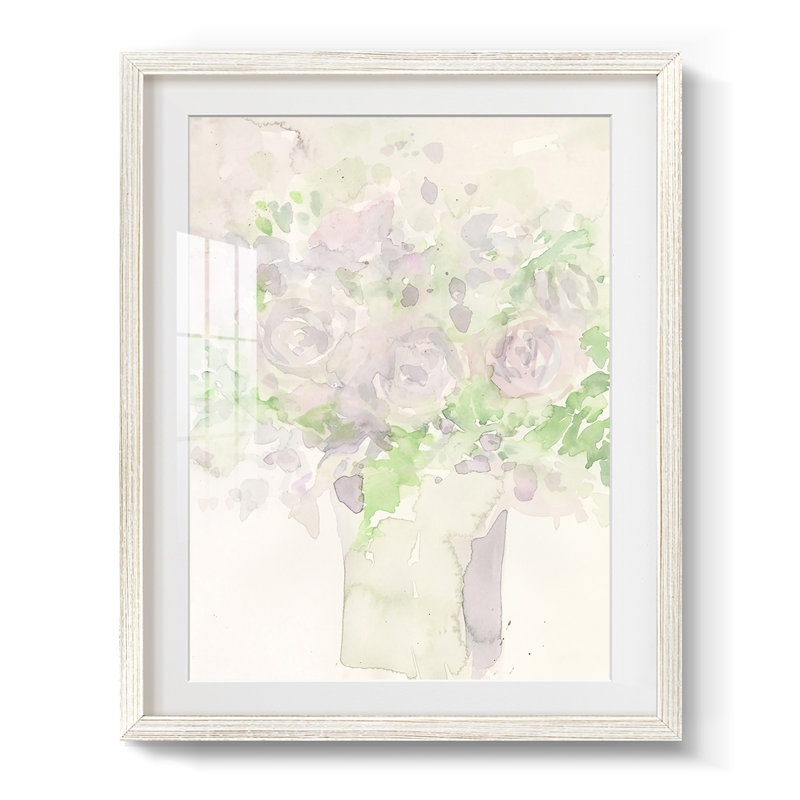 Amboise - toile tendue avec châssis, H 28,5 po x l 20,5 po, Blanc
