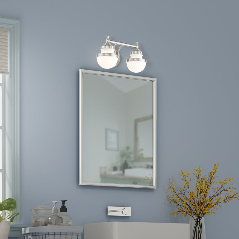 Dimmable Vanity Light, Brushed Nickel