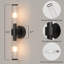 Appliques murales modernes rechargeables 20 "avec télécommande et ampoules (ensemble de 2)-953915597