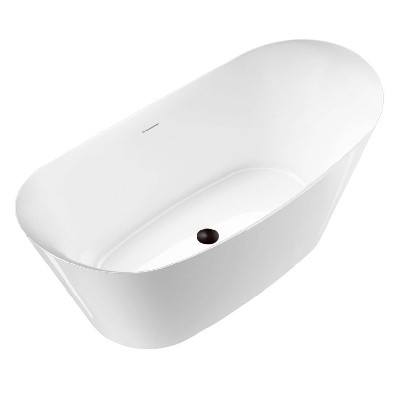 67'' x 31.87'' Freestanding Soaking Acrylic Bathtub
