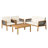 Acacia 8 - Person Patio Conversation Set with Cushions