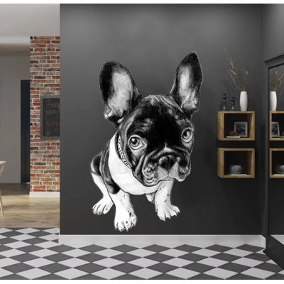 Adhésif décoratif bouledogue français