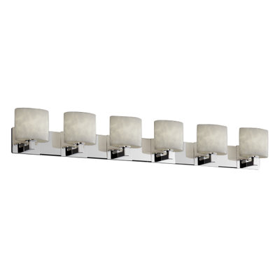 Éclairage pour meuble-lavabo modulaire 6 lumières Ainka