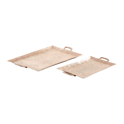 Alease Aluminum Tray - Set of 2