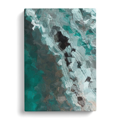 The Fog Abstract - Wrapped Canvas