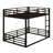 Metal Bunk Bed,Floor Bunk Bed Frame,Heavy-Duty Bunk Bed For Kids, Teens, Adults, Noise-Reduced Design