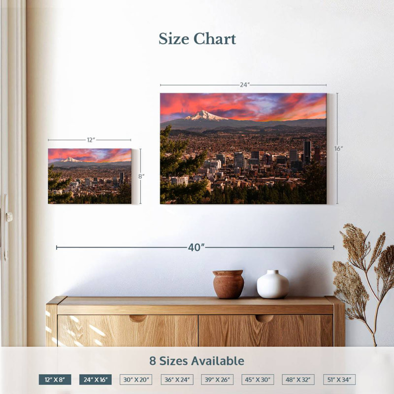 Ravi Portland, 16" H x 24" W