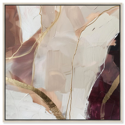 Lost In Canyons Canvas Colorful Abstract Wall Art by Art Remedy