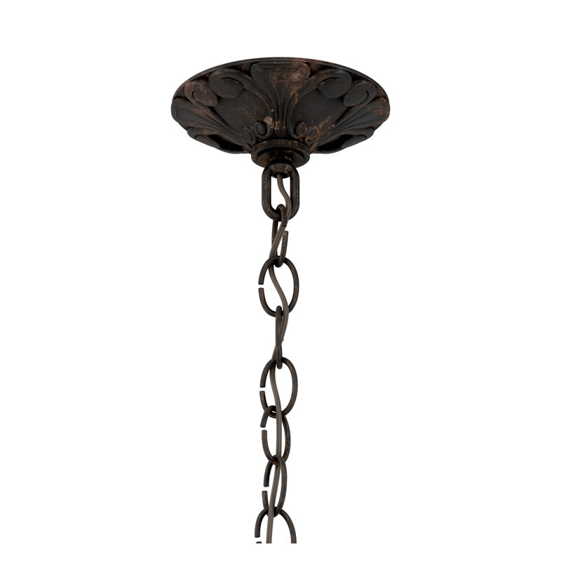 La Scala 10 Light 28in x 29.5in Chandelier in Etruscan Gold with Clear Radiance Crystals, Czech, Heirloom Bronze